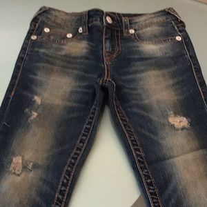 True Religion Buddha Boys Blue Denim Jeans Size 6